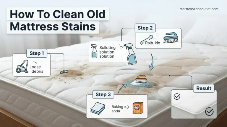 How to Clean Old Mattress Stains Step-by-Step Fix 2026