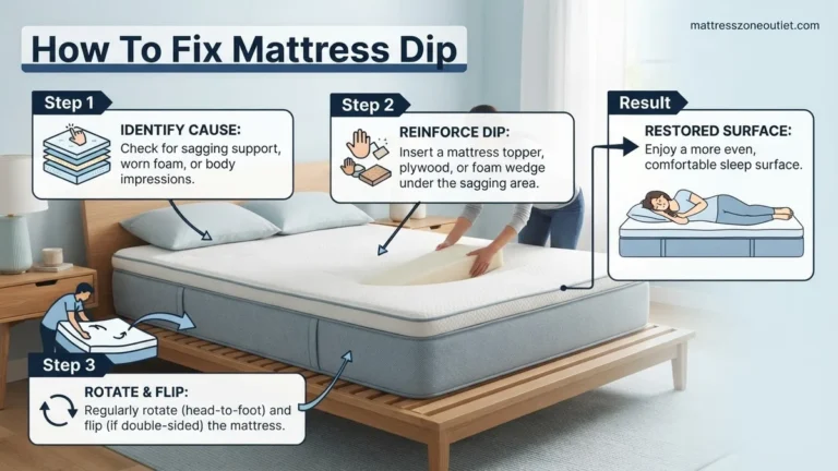 How to Fix Mattress Dip in Step-by-Step Guide & 2026