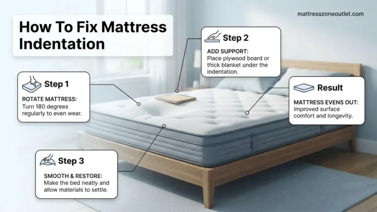 How to Fix Mattress Indentation Step-by-Step Guide 2026