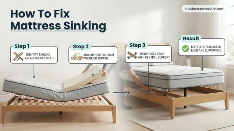 How to Fix Mattress Sinking Step-by-Step Fix for 2026