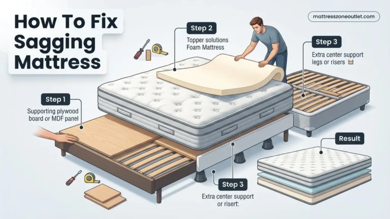 How to Fix Sagging Mattress Step-by-Step Fix Guide 2026